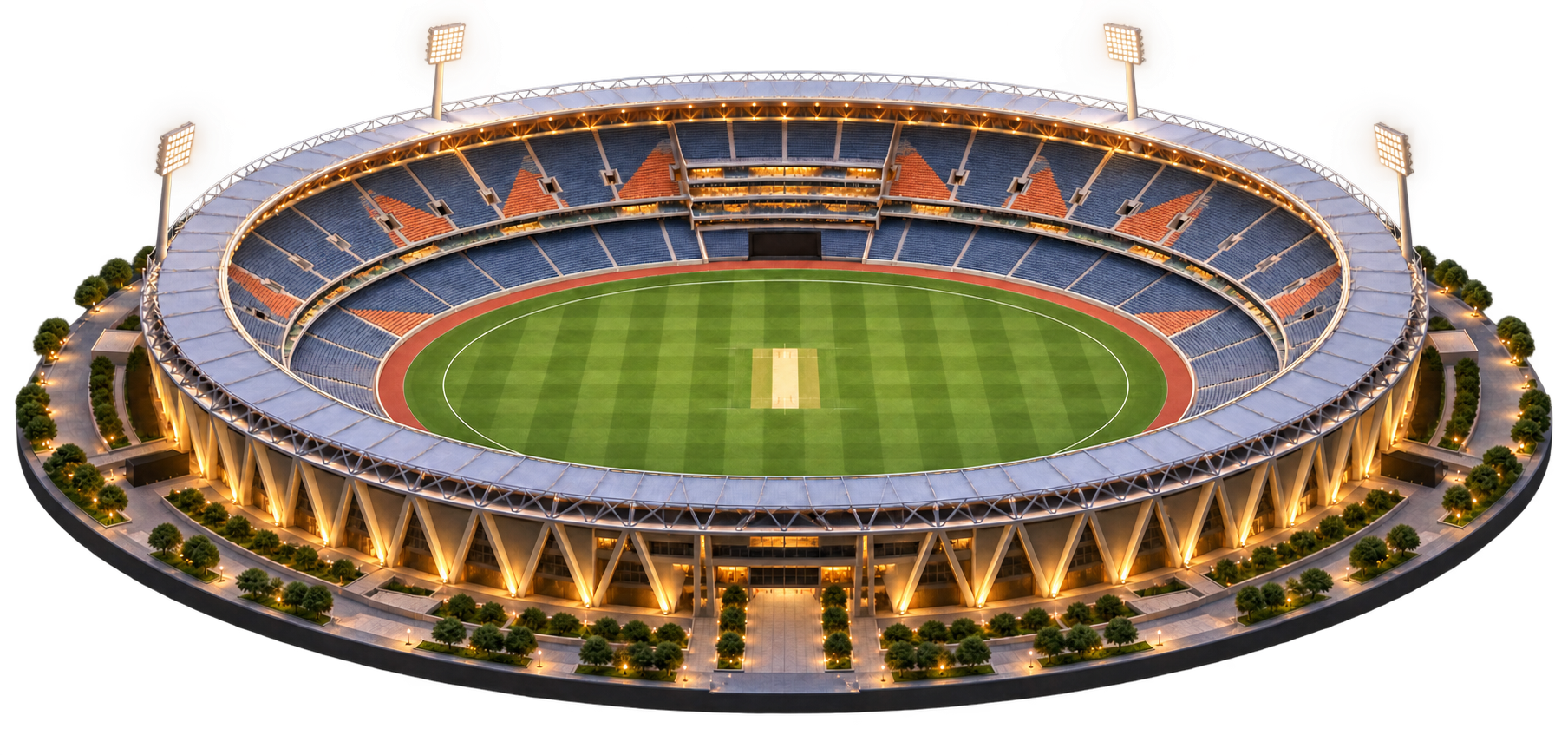 Miniature stadium visualization